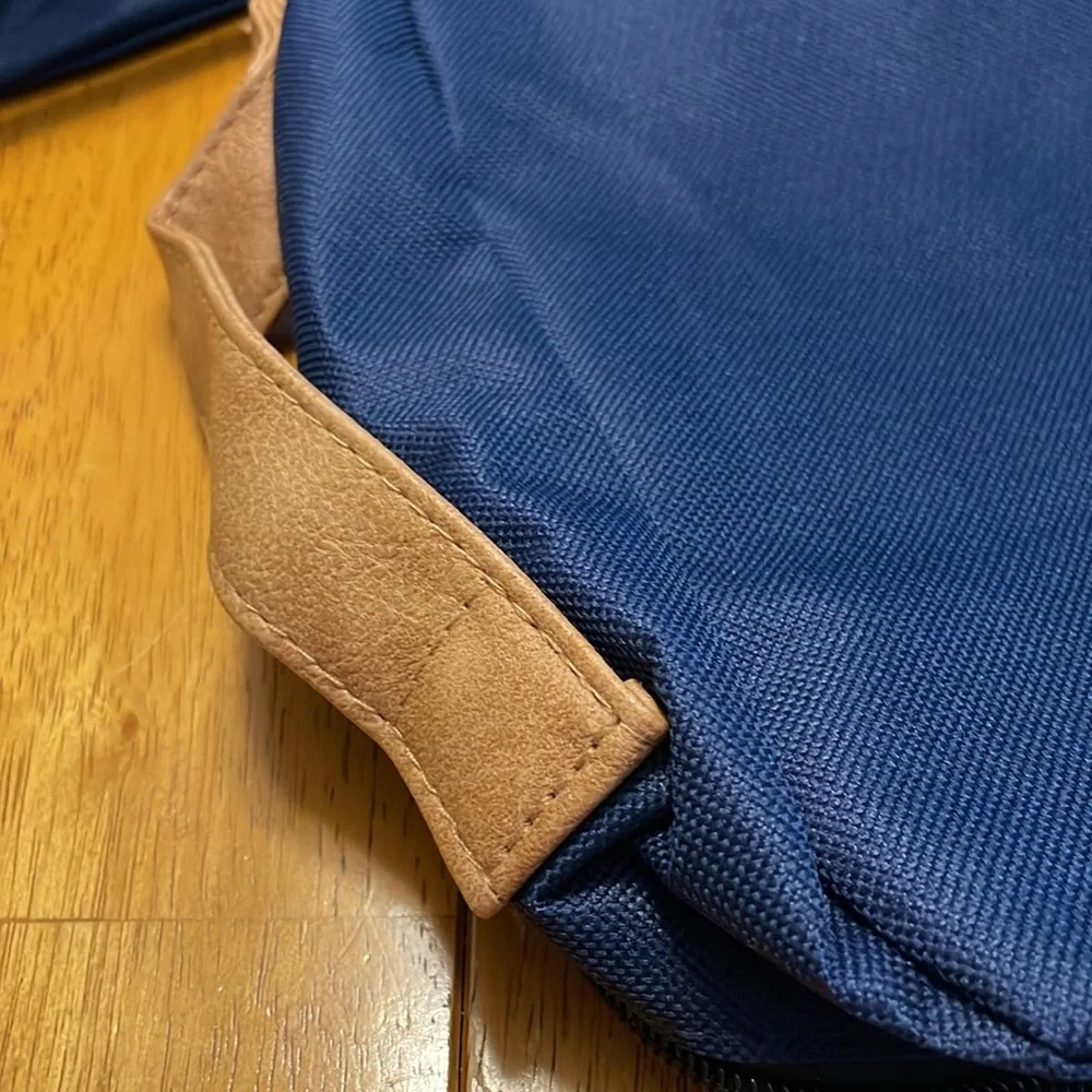 Navy and Tan Travel Organizer Set - Picture 5 of 6